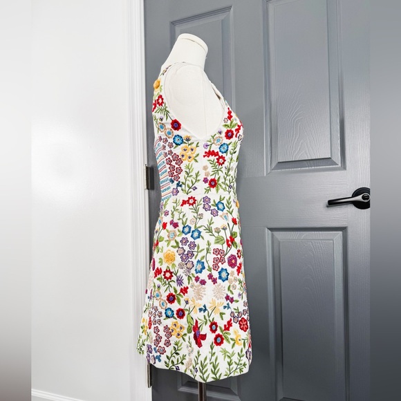 Alice + Olivia Lindsey Embroidered Minidress - Picture 3 of 8